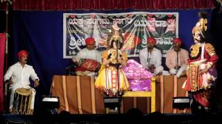 Yakshagana 2016Thunta gayanaSri Teerthalli amp Sri YaajiSri HerenjalampSri HillurKrishnaarjuna [upl. by Airamesor]