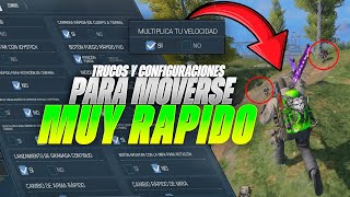 COMO MOVERSE MAS RAPIDO DE LO NORMAL  Trucos Y Configuraciones  CALL OF DUTY MOBILE [upl. by Olympia]