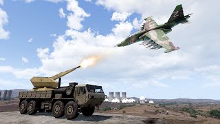 Ukraine Overwhelms Russia with German AntiAir Mantis CRAM Support  Arma 3 [upl. by Nnaxor661]