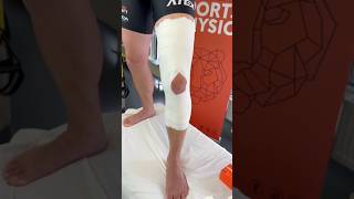 A professional full knee taping with Spophy Athletic Tape A step by step guide [upl. by Goldshlag574]