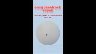 Easy Sheetrock repair [upl. by Constantino201]