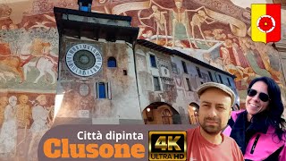 Clusone Bg Città dipinta della Rep di Venezia 🦁 Val Seriana  I borghi più belli dItalia 4k [upl. by Shaner992]