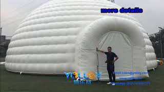 16m 53ft giant inflatable dome tent set up [upl. by Bronder]