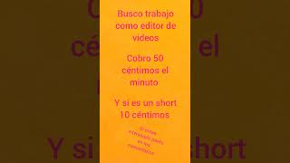 Busco trabajo como editor [upl. by Slavic]