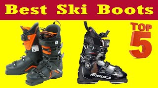 Top 5 Best Ski boots 2021 [upl. by Yllah]