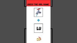 Guess the girl name from emoji challenge 😂  hindi paheliyan for IQ test  shorts bnpaheliyan [upl. by Nyllaf]