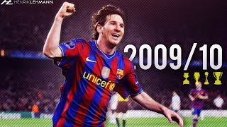 Lionel Messi ● 200910 ● Goals Skills amp Assists [upl. by Margareta674]