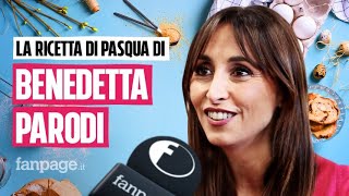 Benedetta Parodi la ricetta pasquale della pizza rovesciata con fiori di zucca e burrata [upl. by Eanrahs]