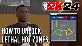 NBA 2K24 How to unlock LETHAL HOT ZONES for Better Shooting [upl. by Eissert]