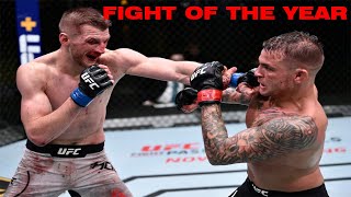 Dustin Poirier vs Dan Hooker  All Significant Strikes  UFC [upl. by Cressler171]