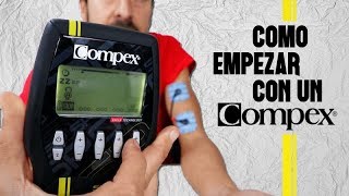 PRIMEROS PASOS con un Electroestimulador COMPEX 😆 [upl. by Publus]