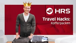 ► Platzsparend Kofferpacken 10 Tipps ✓ Besser unterwegs mit HRS ║Koffer packen hacks [upl. by Moser]