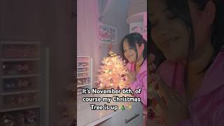 Decorate my Pink Christmas tree with me 🎄✨ [upl. by Karyn882]