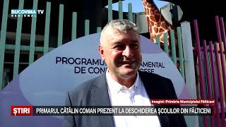 Primarul Catalin Coman prezent la deschiderea scolilor din Falticeni [upl. by Noel271]