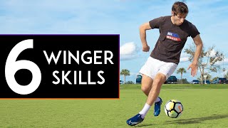 6 SIMPLE Skill Moves for Wingers [upl. by Hctud611]