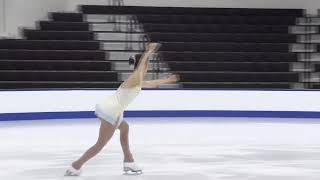 Charlene Peng  Intermediate Women Short Program  2025 Eastern Sectional Singles Final [upl. by Ainahtan]