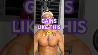 😤🐐YOKED GET UR GAINS NATTY OVER TIME natty fitness bodybuilding baki gym trentwins [upl. by Jania]