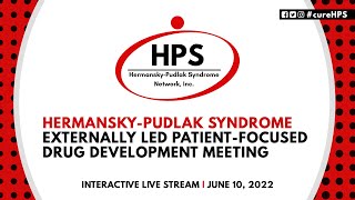 HermanskyPudlak Syndrome Externally Led PatientFocused Drug Development Meeting [upl. by Hawger]