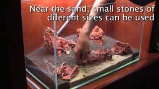 Beach Cliff  ADA 60 cm Aquarium StepbyStep english version [upl. by Aronid814]