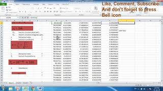 calculate dielectric constant from absorption data [upl. by Jillane]