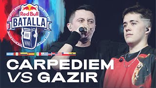 CARPEDIEM vs GAZIR  Cuartos  Red Bull Batalla Internacional 2022 [upl. by Terrilyn503]