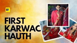 my first kurwachauthkarwachauth karwachauthspecial karwachauth2024 [upl. by Zara]