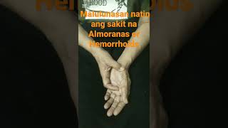 Almoranas or Hemorrhoids gagaling ito sa tulong ng Reflexology [upl. by Nettle]