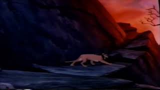 Simba Vs Scar 1994 VHS Capture [upl. by Enibas934]