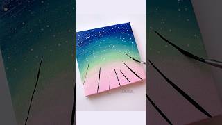 Easy Scenery Painting painting art shorts [upl. by Ynohtnael]