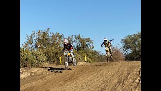 AHRMA National Vintage mx at Marysville CA 2019 Classic 125 exp moto 2 race9 [upl. by Cornelius]