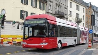 WINTERTHUR TROLLEYBUSES JULY 2013 [upl. by Odareg]