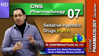 CNS Pharmacology Ar  Lec 07  Sedativehypnotics Part 2 [upl. by Muscolo]