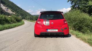 Renault Clio RS 197 Milltek Exhaust [upl. by Awahsoj]