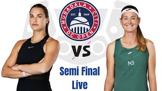 Aryna Sabalenka vs Marie Bouzková  Mubadala Citi DC Open 2024 SemiFinal Live [upl. by Imis]