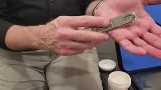 Graston Technique Emollient Demo [upl. by Mcnalley634]