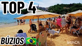 EM BÚZIOS RJ 041124 TOP 4 PRAIAS PREÇOS PARTE 1 [upl. by Camden920]