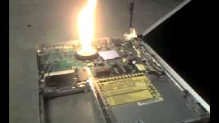 PowerBook G4 DIY Logic Board Flame Fix [upl. by Tadashi]