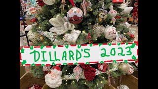 DILLARDS CHRISTMAS 2023 SHOP WITH ME🎄BEAUTIFUL CHRISTMAS DECORATIONS🎁HOLIDAY DECOR amp MUCH MORE🎅 [upl. by Alford559]