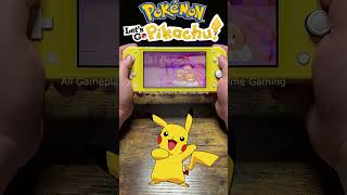 Pokemon Lets Go Pikachu  Nintendo Switch Lite Gameplay [upl. by Ashbey]