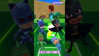 PJ Masks  CatBoy 🆚 Owlette X Dance Song Tiles Hop EDM Rush shorts [upl. by Nibor]