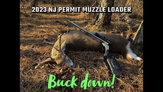 Muzzleloader Deer Hunting Success Mature Buck Down wCVA Optima Pro [upl. by Bendicty]