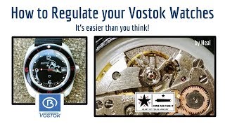 How to Regulate your Vostok Watch  Its easier than you think [upl. by Deck655]