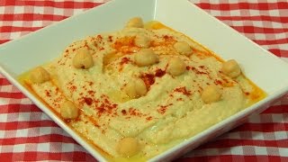 Cómo hacer hummus de garbanzos [upl. by Ivah]