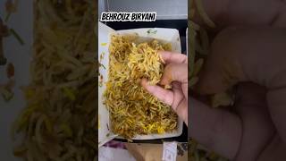 Trying ”BEHROUZ BIRYANI”  honest reviews behrouzbiryani chickenbiryani food shortsvideo [upl. by Ogata153]