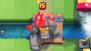 Can you stop 15th rank Golem   clash royale [upl. by Cormack724]