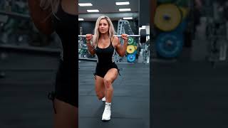 Stephanie Sanzo workoutmotivation gymshorts shorts femalefitness [upl. by Eolcin]