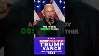 Dana White PRAISES Donald Trump After Winning 2024 Presidential Election🎙️shorts [upl. by Allsopp]