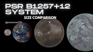 PSR B125712 System Size Comparison  ptuniverse718 [upl. by Kissner]