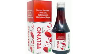 FELYNO Syrup Ferrous Fumarate Folic Acid Multivitamin Syrup [upl. by Brandwein]