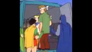 BATI QUEEEE Scooby Doo Shaggy Batman es un loquillo y Robin Español Bati Leche batileche [upl. by Jakie]